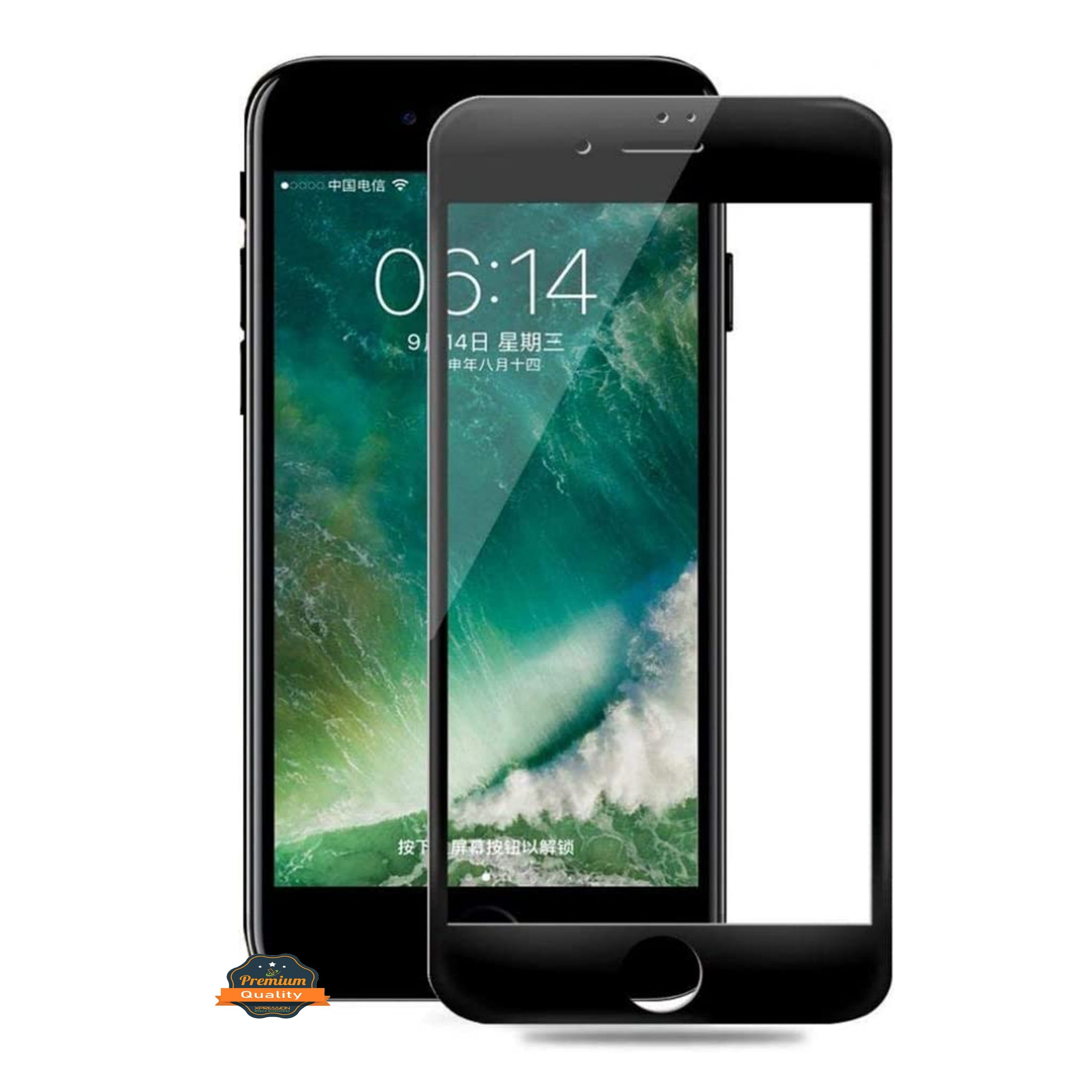 Protector Pantalla Completa Para Iphone Se 3 2022 3d 5d Negro